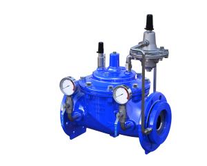 China Ductile Iron Flow control valve Nylon Reinforcement Stainless Steel Pilot wholesale