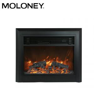 China 867mm TV Stand Wood Burning Fireplace Insert Classical Monochrome Flame wholesale