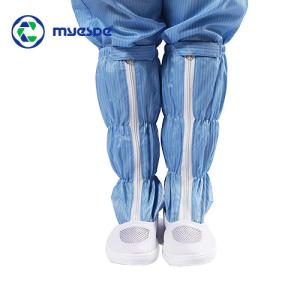 China white mesh shoes ESD Booties PU Outsole ESD Boots Safety Shoes Cleanroom Clean room mesh slip on shoes wholesale