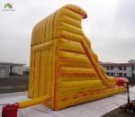 Outdoor Backyard Kids Wet Bounce House Water Slide Jumpers Tropical Inflatable