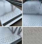 ASTM 600MM 800MM Width A36 Grade Plate Checkered Galvanized Steel Plate for Ship