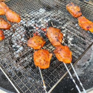 China Antirust Folding Outdoor Portable Bbq Grill 21.75 Inch Diameter Fire Bowl wholesale