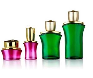China 40ml 100ml 120ml Glass Perfume Bottles Screw Cap Face Cream Emulsion Storage wholesale