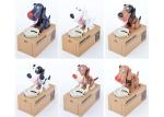 Electric Piggy Bank Hungry Puppy Money Saving Box Battery Powered 6 Colors