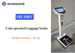 Smart Connected Electronic Luggage Scale , Multi Languages Heavy Duty Luggage