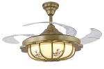 CCC Transparent Balde 3500K Modern Invisible Ceiling Fan / Quiet Ceiling Fan
