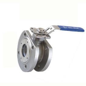 Quality 1PC WAFER FLANGED BALL VALVES  WITH MOUNTING PAD ss304,ss316,ss316l,ss304l size:DN15-DN100 for sale