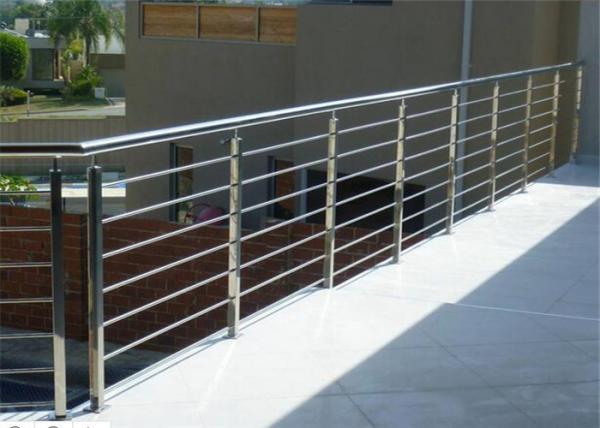 Rod Bar Stainless Steel Balustrade Systems Anti Rusty Performance For Staircase
