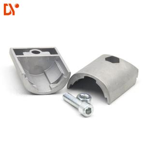 China Aluminum Lean Tube Connector For Connecting 28mm Tube Oxidation Blasting wholesale