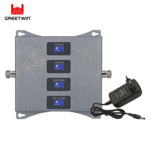 China 4 Band 1.5 VSWR 2600MHz Gsm Signal Booster 65dB Gain wholesale