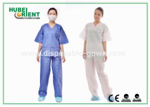China Breathable Surgical Disposable Protective Gowns Shirt And Pant Hospital Use wholesale