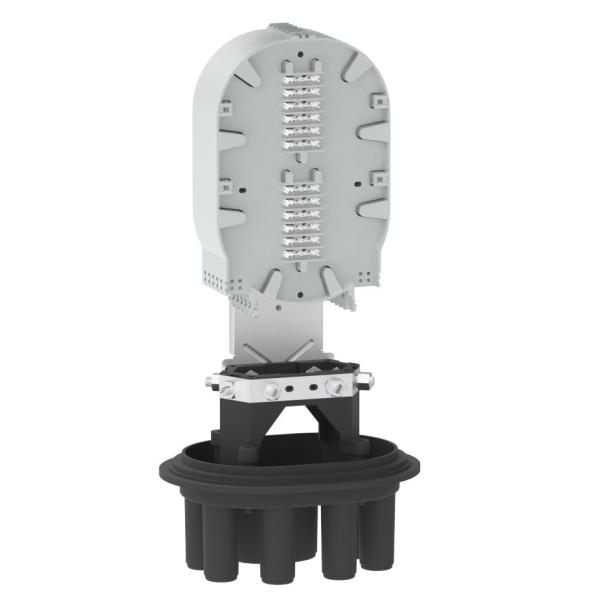 3- Black 288 Cores Fiber Optic Splice Closure Cable Joint Box for Network FTTH