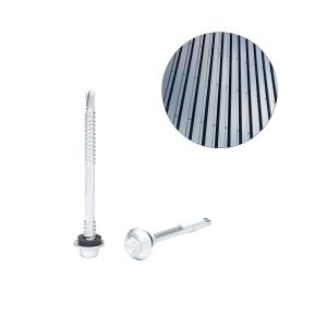 China Steel Stucture Envelope System Self Drilling Screw 12 X68 with Waterproof Flange INCH wholesale