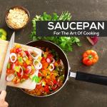 Wholesale Top Seller Black Kitchen Cookware Milk Pot Aluminum Non Stick Sauce