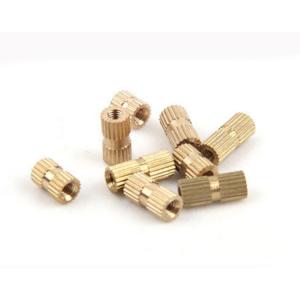 China Brass Knurled Inlaid Nut Copper Injection Injection Double Pass Chamfered Knurled Copper Nut Set With Inlaid wholesale