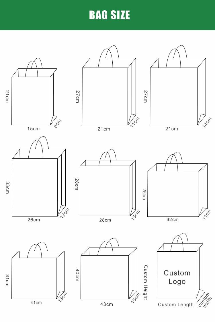 FSC Certified Kraft Paper Handbag For Clothing And Garment Packaging