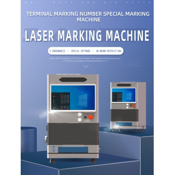 Label Laser Marking Machine Marking Number Tag Number, White Bar, Number Strip, Label, Cable Number, Engraving