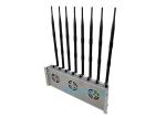 High Power 5G Signal Jammer Blocker 40w 2G 3G 4G 8 Antennas 80 Meters Range