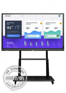 China 55 85 Android OPS Interactive Multi Touch Screen Whiteboard For Zoom Meeting wholesale