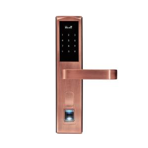 China Screen Touch Fingerprint Scanner Door Access System With Handle 300pcs Data wholesale
