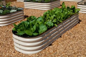 China 100x60x30cm Anti-Rusting Raised Metal Square Raised Garden Bed Kit wholesale
