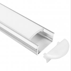China Household 6063 T5 Aluminium Casing LED Light Strip Recessed 21*8mm Extrusion on sale