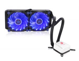 China High Performance 12v 240 computer liquid cooler with 15LED fan on sale
