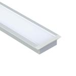 23X10mm Recessed LED Aluminum Profile For Extrusion Strip Light
