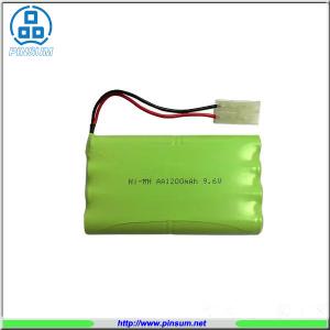 China Ni-MH AA1200X8 9.6V Rechargeable battery wholesale