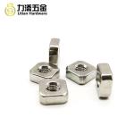 M2.5 M6 Metal Hex Nut Galvanized Stainless Steel Material Din 557