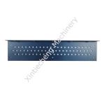 Perforated Sheet Food Mechanical Parts Blue Painted On Aluminum Distributing