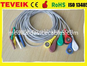 China Teveik Factory Price Medical 7 leads Din 1.5 Holter ECG Leadwire For Patient Monitor wholesale