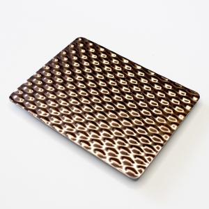 China Stamped Stainless Steel Water Ripple Sheet Colored Stainless Steel Decorative Sheets wholesale