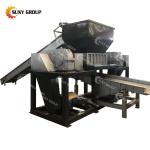 15kW Double Shaft Waste Plastic Tire Wood Shredder Customizable Blades and Low