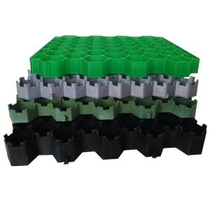 China HDPE Grass Lawn Grid Plastic Car Driveway Paving Reinforcement Planting Grass Paver Grid wholesale