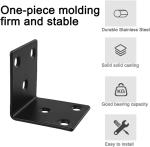Metal Steel Bracket Standard 90 Degree L Shaped Corner Brace for Wood Cabinets