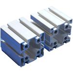 Sheet Metal Aluminum Bending Stamping Parts Alloy 6063 Electroplating