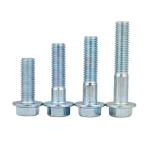 ISO9001 Certified Grade 8.8 Galvanized Hexagonal Flange Bolt with DIN 6921