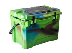 China OEM 25QT Portable Roto Molded Ice Box Outdoor Ice Fishing Tackle Box wholesale