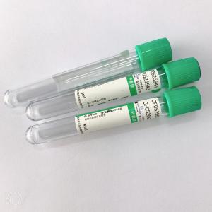 China Disposable Sterile Lithium Heparin Tube Gel Heparin Sodium Green Cap Blood Tube wholesale