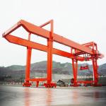 Heavy Duty Rail Mounted Double Beam Container Gantry Crane 50 Ton