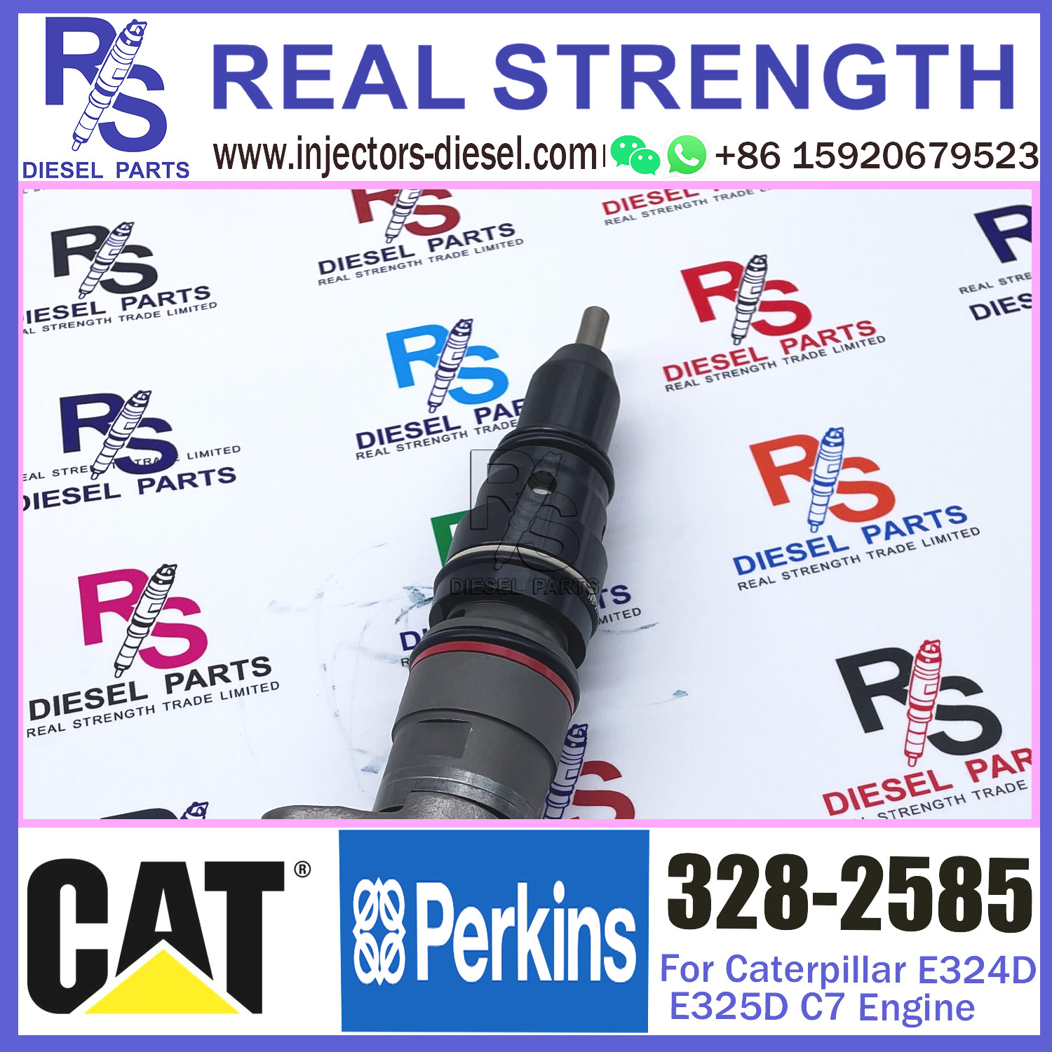 328-2585 557-7625 10R-7225 Diesel Engine Fuel Injector 328-2585 5577625 10R-7225 For Caterpillar E324D E325D C7 engine