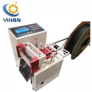 China 0.1-9999.9mm Cutting Length PVC Pipe Microcomputer Cutting Machine with On-line Support on sale