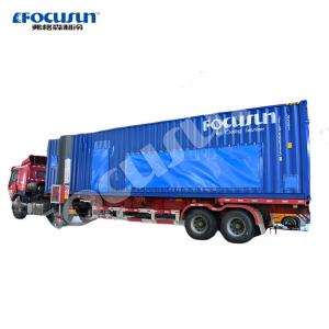 China 65.3kw Solar Fully Auto Block Ice Machine for Africa Container Portable 2022 10MT wholesale