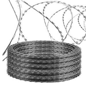China Customized Galvanized and Powder Coated Razor Wire Fence for Residential Protection wholesale
