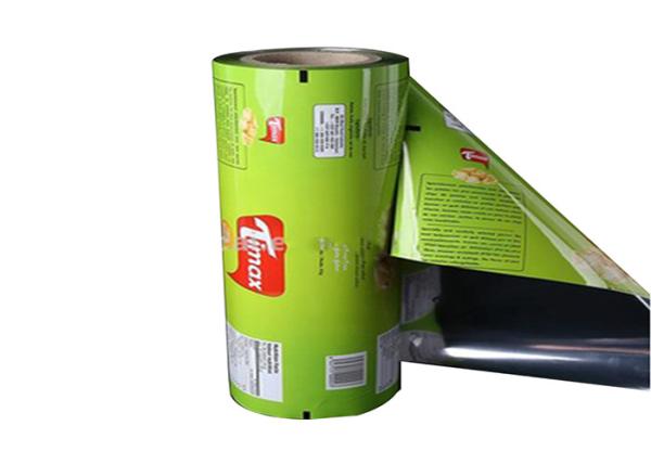 Colorful Plastic Packaging Film Roll Food Grade Customizable Laminated For