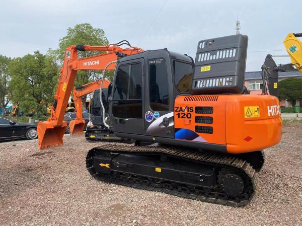 5.5KM/H Hitachi Used Equipment Hitachi ZX120 Excavator Crawler Hydraulic For