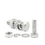 Stainless Steel M8 Hex Bolts and Nuts OEM Customized Service Provided