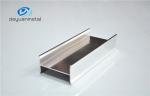 1.9 M Bright Dip Aluminium Shower Profiles Alloy 6463-T5 Extruded Aluminium