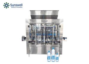 China 8 Nozzles Linear Mineral Water Filling Capping Machine UL Certification wholesale